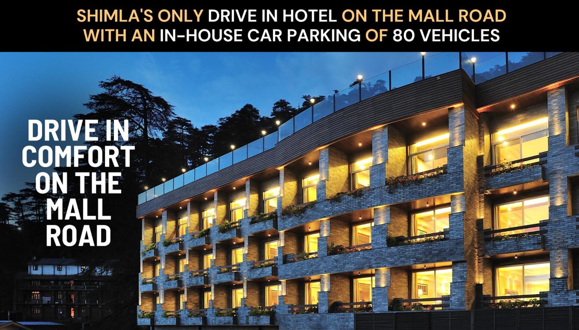 Marina- Shimla First Designer Boutique Hotel Екстериор снимка